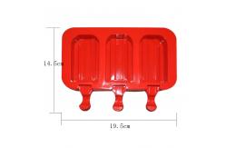 China OEM / ODM Silicone Ice Pop Molds Stocked Custom Popsicle Molds supplier