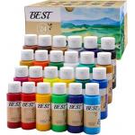 24 Colors 59ml Art Craft Paint Set For Canvas Rocks Wood Fabric And Ceramic for sale