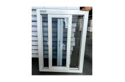 China American Customized UPVC Sliding Window Single Glass With Engineered Vinyl supplier