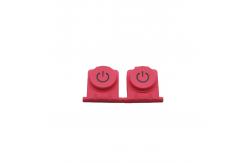 China Custom Made Silicone Control Keypad Button Rubber Power Button supplier