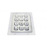 12 Keys Backlit Metal Keypad IP65 For Vending Machines for sale