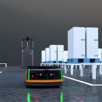 Q3-600LE-C 600kg Rated Load 996mm Rotation Diameter Latent Mobile Robot AGV for sale
