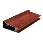 Heat Transfer Windows T8 2.0mm Wood Finish Aluminium Profiles for sale