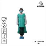 Green PE Extra Large Disposable Lab Aprons 6XL For Hygiene Rule for sale