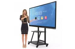 China Mobile Electronic Smart Board , IR Touch With 20 Points 4k Interactive Whiteboard supplier