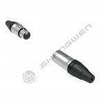 China Indoor IP40 Protection 6-Pole XLR Audio Video Connectors for Professional Audio and Video factory