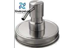 China Leak Proof Foam Soap Pump Dispenser Lids  Stainless Steel Mason Jar Rust Proof supplier