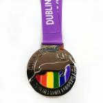 Round Metallic Burnish Shiny Silver Award Medal Essential For Creating for sale