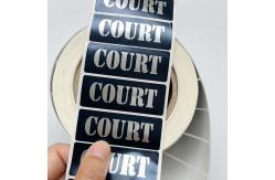 China Printing Foil PET Custom Label Stickers For Business Logo Packaging supplier