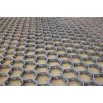 50X50mm Silver Hexmesh Refractory Hexagon Expanded Metal Grating for sale