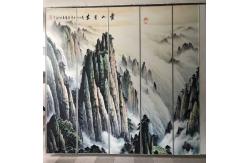 China Floor to Ceiling Folding Hanging Acoustic Partition Walls Panel Width 500 mm supplier
