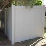 Customized Outdoor 6x8 Ft White Privacy Vinyl Fence For Backyards for sale