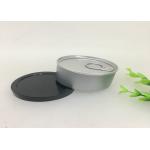 Offset Printing Empty Blechdose Tin Plate Cans For Weed Cylinder Shaped