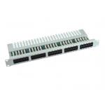 25 / 50 Port Voice Patch Panel 6P4C 110 IDC / Krone IDC With CAT 3 Modules for sale