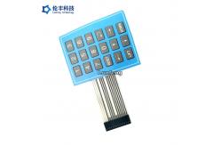 China 3M9448 Adhesive Flat Custom Membrane Switch Mechanical Keyboard supplier