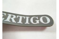 China Customized logo patches 3D soft plastic PVC embossed silicone rubber patch supplier