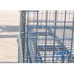 Wire mesh container used in storing goods in warehouse