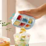 China 6 Compartment Square Ice Cube Maker For Whisky Cocktails Drinks manufacturer