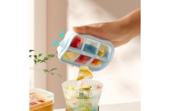 China 6 Compartment Square Ice Cube Maker For Whisky Cocktails Drinks supplier