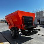 Trailed Manure Spreader Double Disc Adjustable Spreading Width for sale