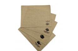 China ODM Kitchen Tools And Utensils Waterproof Reusable Coffee Tea Burlap Jute Tea Towel supplier