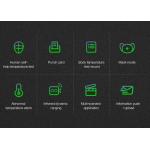 800*1280 Access Control Thermal Scanner , Face Recognition Temperature Detector