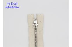 China Polyester Coil Separating Zipper , YG Sliders Cotton Tape Extra Long Zippers supplier