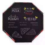 Custom Different Shape Biodegradable Kraft Pizza Boxes Eco-Friendly Fast Food Packaging