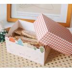 Wholesale Custom White Cardboard Creative Baking Dessert Cake Paper Box Color Box for sale