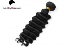 China Deep Wave 1B Natural Black Hair Weave Mongolian Hair Extensions 100% Unprocessed supplier