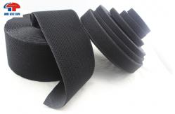 China Black Strong Nylon Hook And Loop Self Sticky Touch And Close Fastener supplier