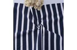 China Durable Comfortable Natural And Simple Striped Material Fabric For T-Shirt supplier