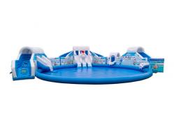 China Giant Inflatable Water Slide Bounce House Funny Inflatable Snookball Table supplier