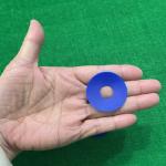 38 X 15 X 0.8mm Flat Rubber Sucker Blue Color Standard Sizes Shapes for sale