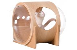China Warm And Cat Bed Capsule For Cat & Dog Made of  Wood supplier
