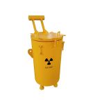 Mobile Double Lock Radioactive Source Lead Shielded Container Easy To Transport for sale