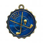 2.75″ Premium Zinc Alloy Custom Medallions Golf Medal Customized For Golf Course for sale