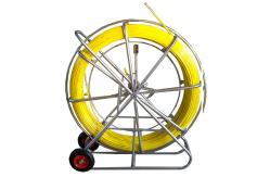 China Yellow Transmission Line Stringing Tools , 16 Mm 200 M Fiberglass Duct Rodder supplier