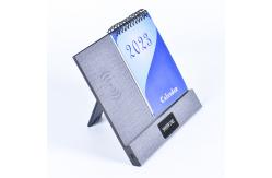 China Custom 2023 New Wireless Charging Funny Electronic Desk Upright Charger Calendars supplier