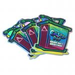 Aluminum Foil 3.5g Die Cut Mylar Bags With Zipper Top Closure for sale