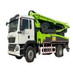 SINOTRUK 33m 37m 6X4 EUROII 440 Horsepower Heavy Duty Concrete Pump Truck  Three Axle Cement Concrete Mixer Pump Truck for sale