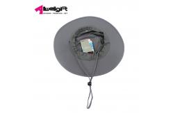 China Breathable Custom Logo Hats Mens Fishing Hat Sun Protection with long string supplier