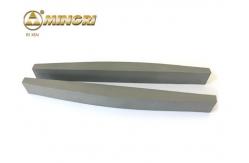 China Stone Crushing Carbide Wear Strips Sand Blasting Surface For VSI Machine supplier