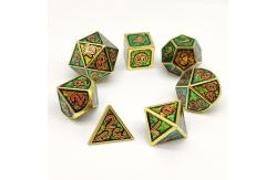 China Antiwear Waterproof Metal Polyhedral Dice Nontoxic Neat Sharp Edges supplier