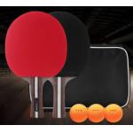 Walnut Paulownia Blade A12 Table Tennis Set High Elastic Sponge Reverse Rubber Straight Handle for sale