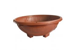 China New outdoor decorative wide-mouth reinforced plastic flower pot supplier