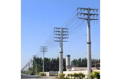 China 110KV 4-Circuit Overhead Line 460Mpa Hot Dip Galvanized Transmission Steel Pole supplier