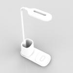 Micro Input ABS 10W Adjustable Lamp Wireless Charger With Pen Holder