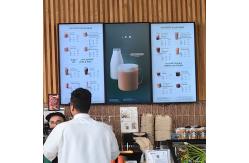 China Ultra Thin Wall Mounted Digital Signage Display Advertising Android Signage Display supplier