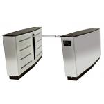 Luxurious Fingerprint Scanner Biometric Drop Arm Turnstile Barrier Gate for sale